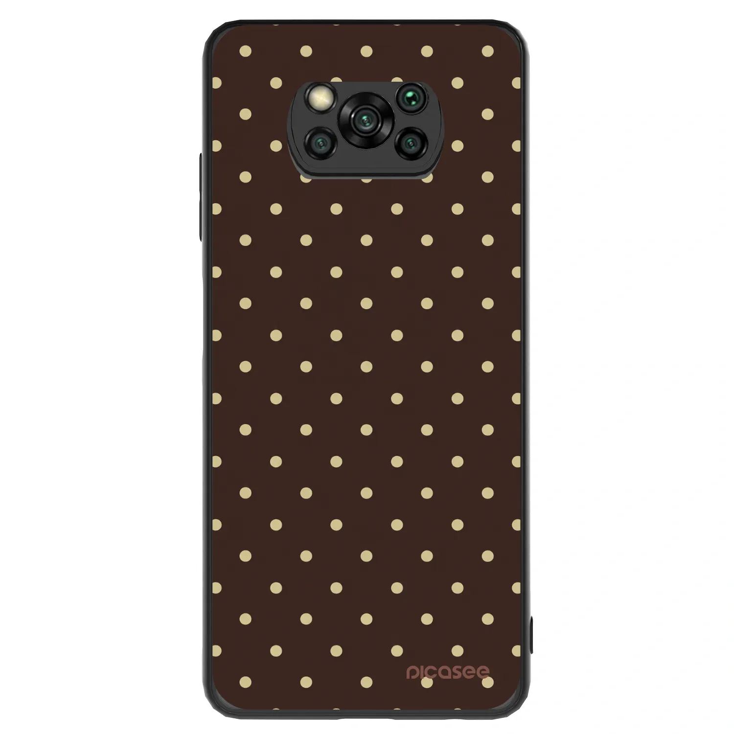 Picasee ULTIMATE CASE pro Xiaomi Poco X3 - Vanilla Dots & Chocolate