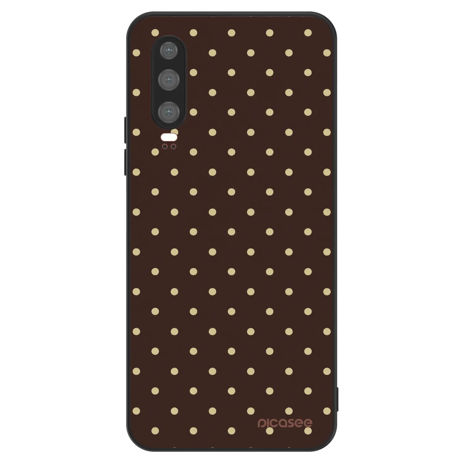 Picasee ULTIMATE CASE pro Huawei P30 - Vanilla Dots & Chocolate
