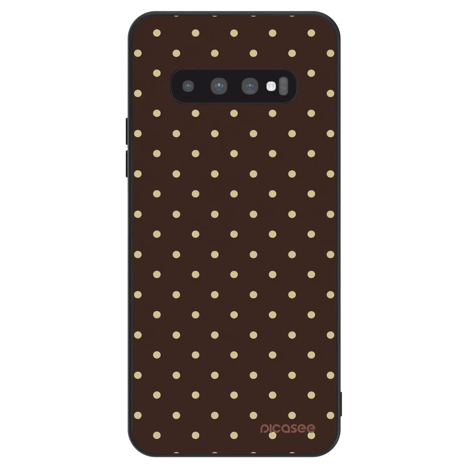 Picasee ULTIMATE CASE pro Samsung Galaxy S10 G973 - Vanilla Dots & Chocolate