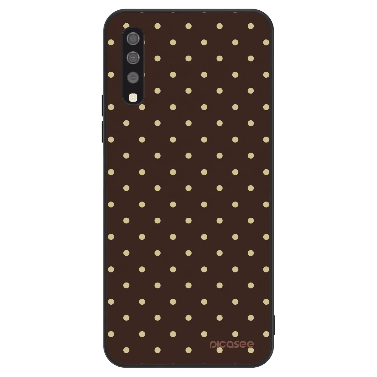 Picasee ULTIMATE CASE pro Samsung Galaxy A70 A705F - Vanilla Dots & Chocolate