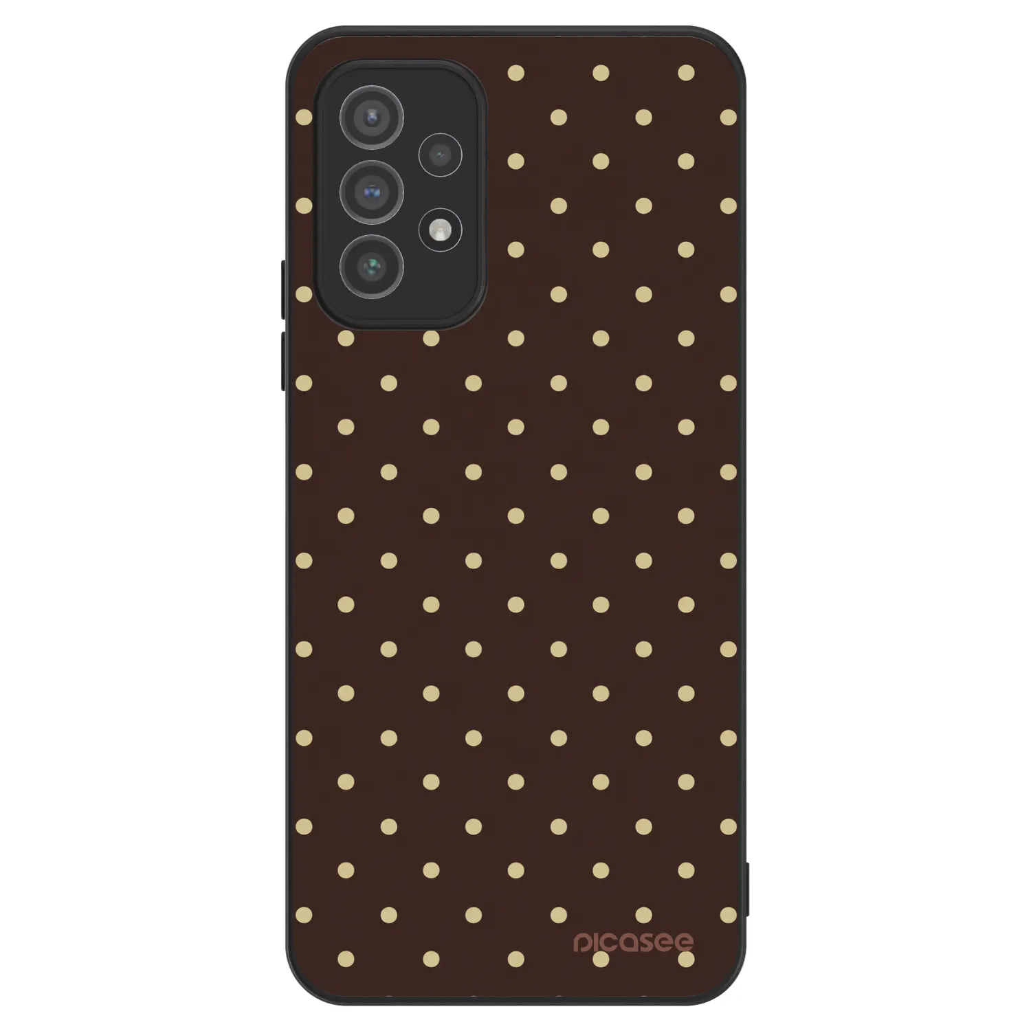 Picasee ULTIMATE CASE pro Samsung Galaxy A72 A725F - Vanilla Dots & Chocolate