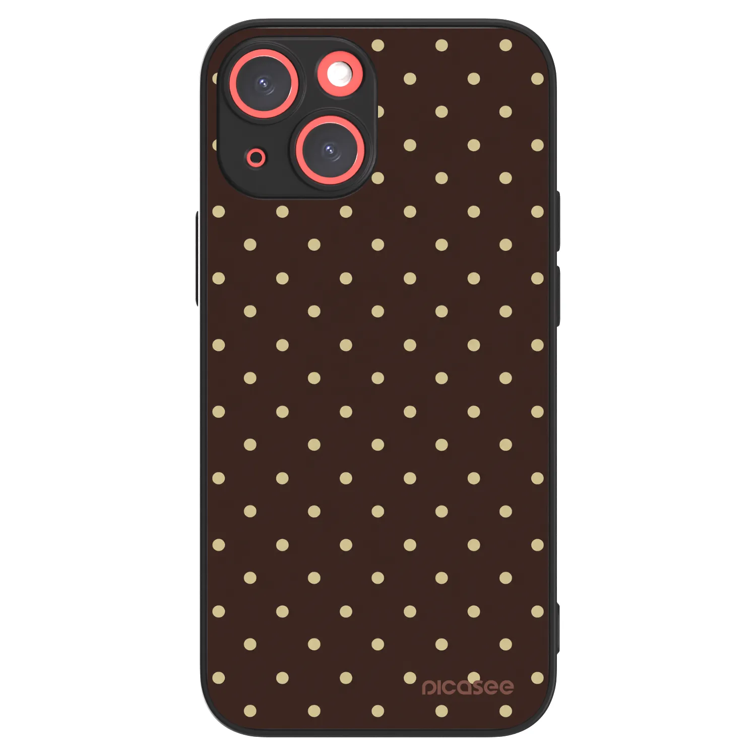 Picasee ULTIMATE CASE pro Apple iPhone 13 mini - Vanilla Dots & Chocolate