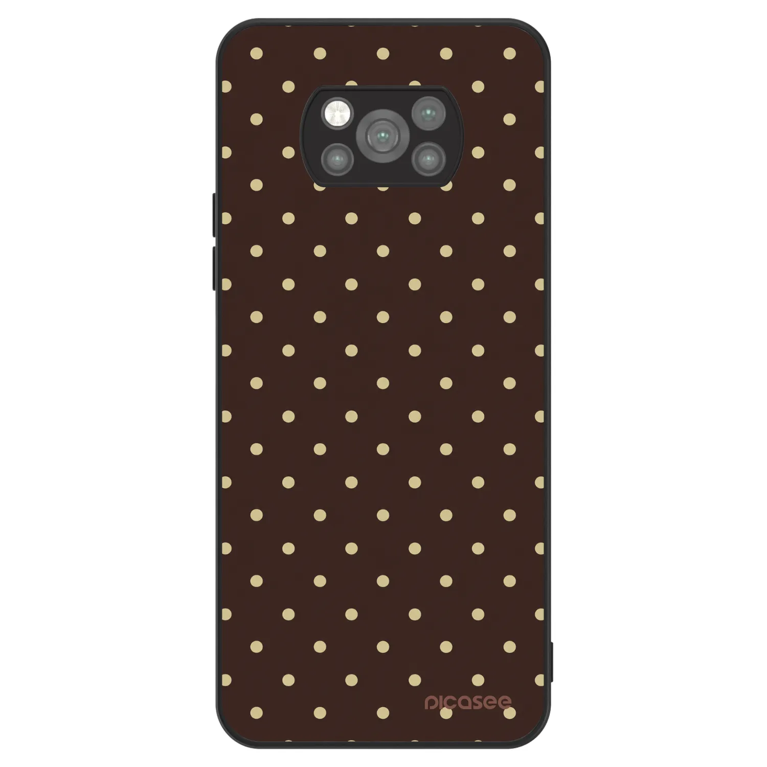 Picasee ULTIMATE CASE pro Xiaomi Poco X3 Pro - Vanilla Dots & Chocolate