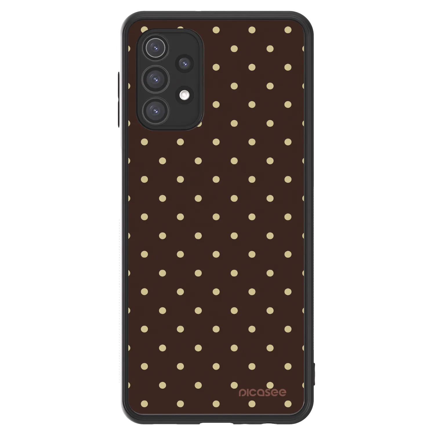 Picasee ULTIMATE CASE pro Samsung Galaxy A32 5G A326B - Vanilla Dots & Chocolate