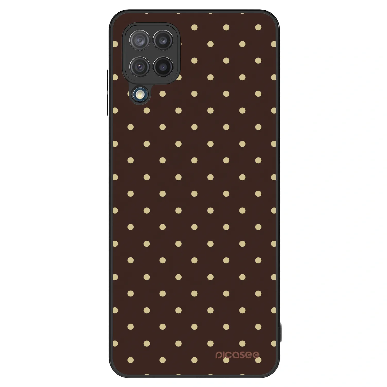 Picasee ULTIMATE CASE pro Samsung Galaxy M12 M127F - Vanilla Dots & Chocolate