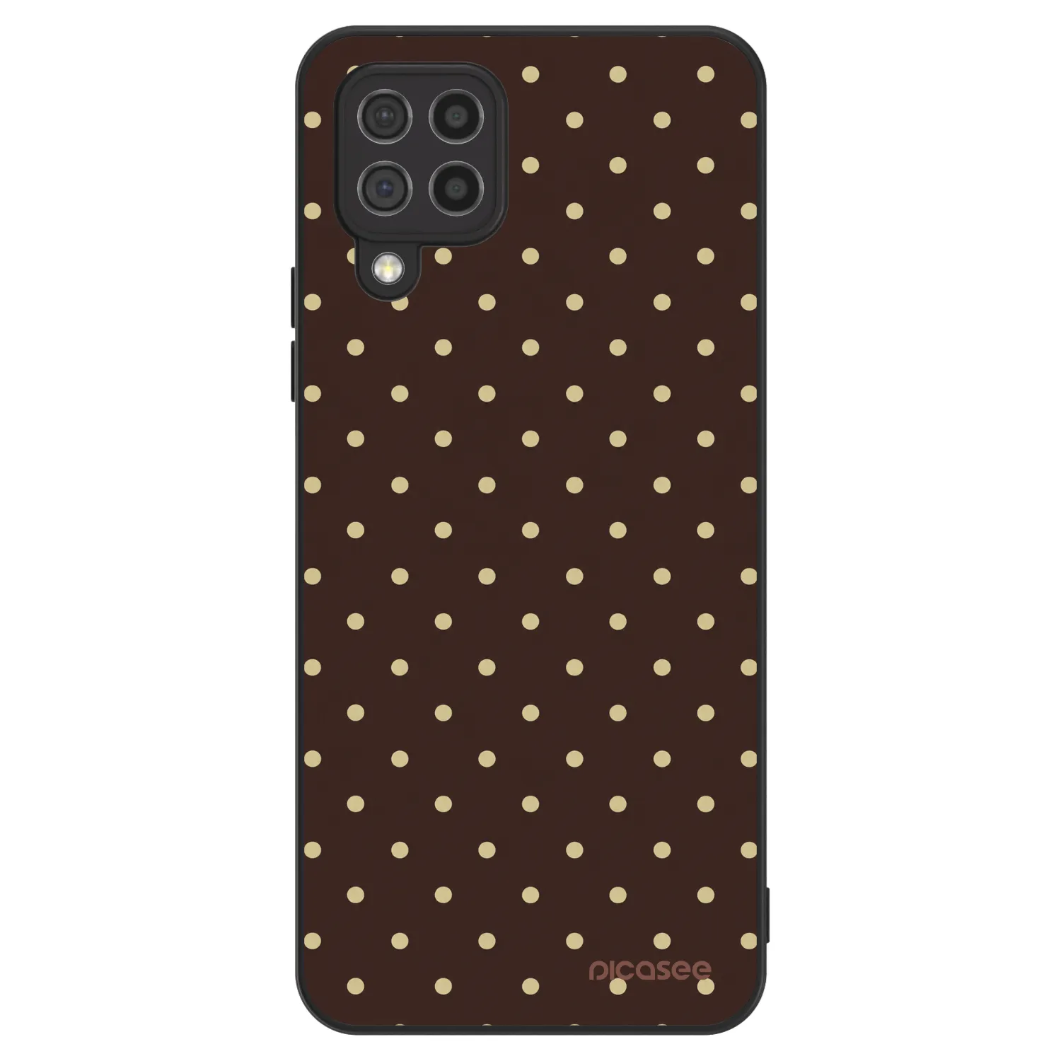 Picasee ULTIMATE CASE pro Samsung Galaxy A22 A225F 4G - Vanilla Dots & Chocolate