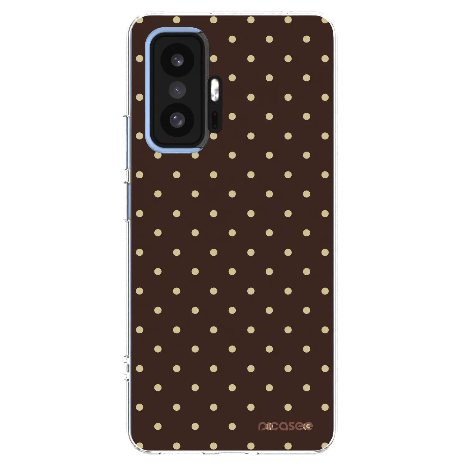 Picasee silikonový průhledný obal pro Xiaomi 11T - Vanilla Dots & Chocolate