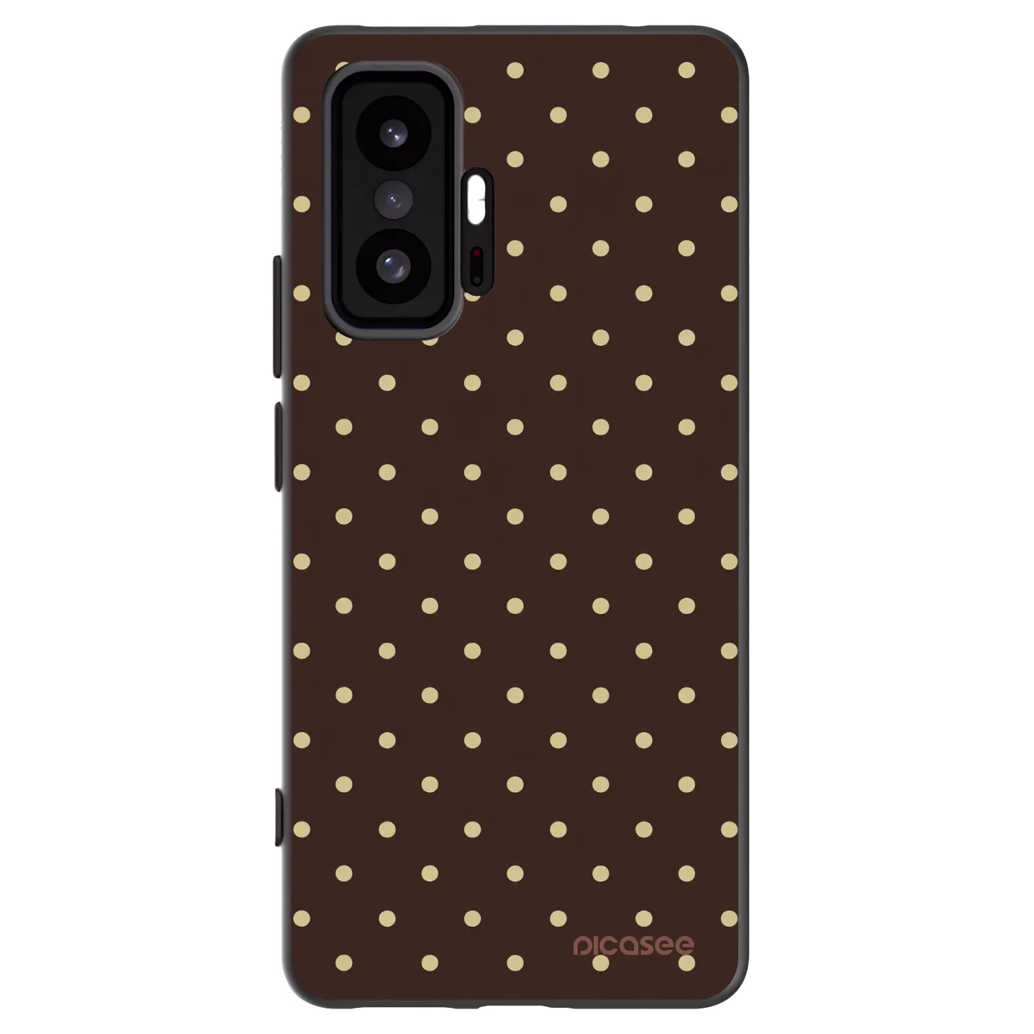 Picasee silikonový černý obal pro Xiaomi 11T - Vanilla Dots & Chocolate