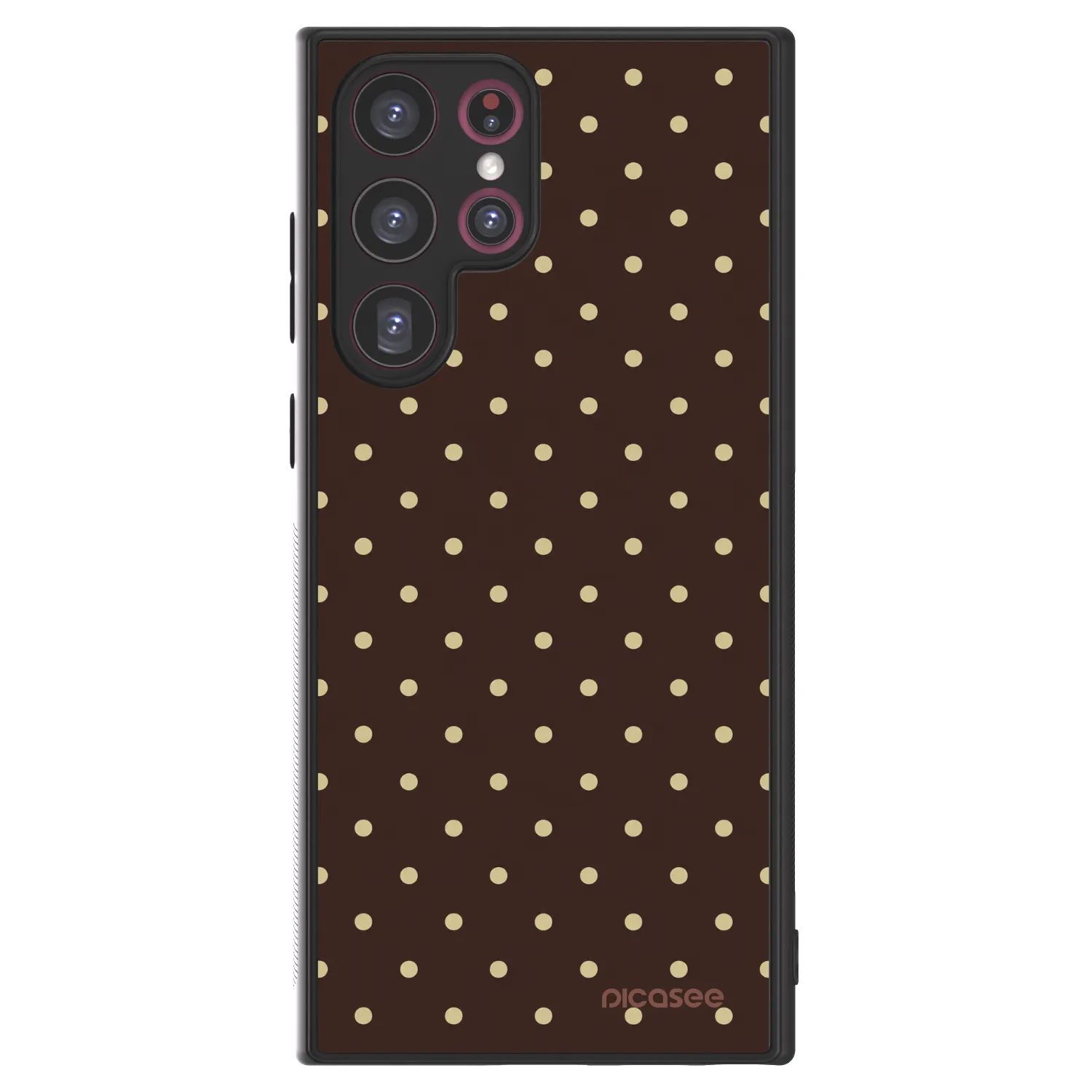 Picasee ULTIMATE CASE pro Samsung Galaxy S22 Ultra 5G - Vanilla Dots & Chocolate