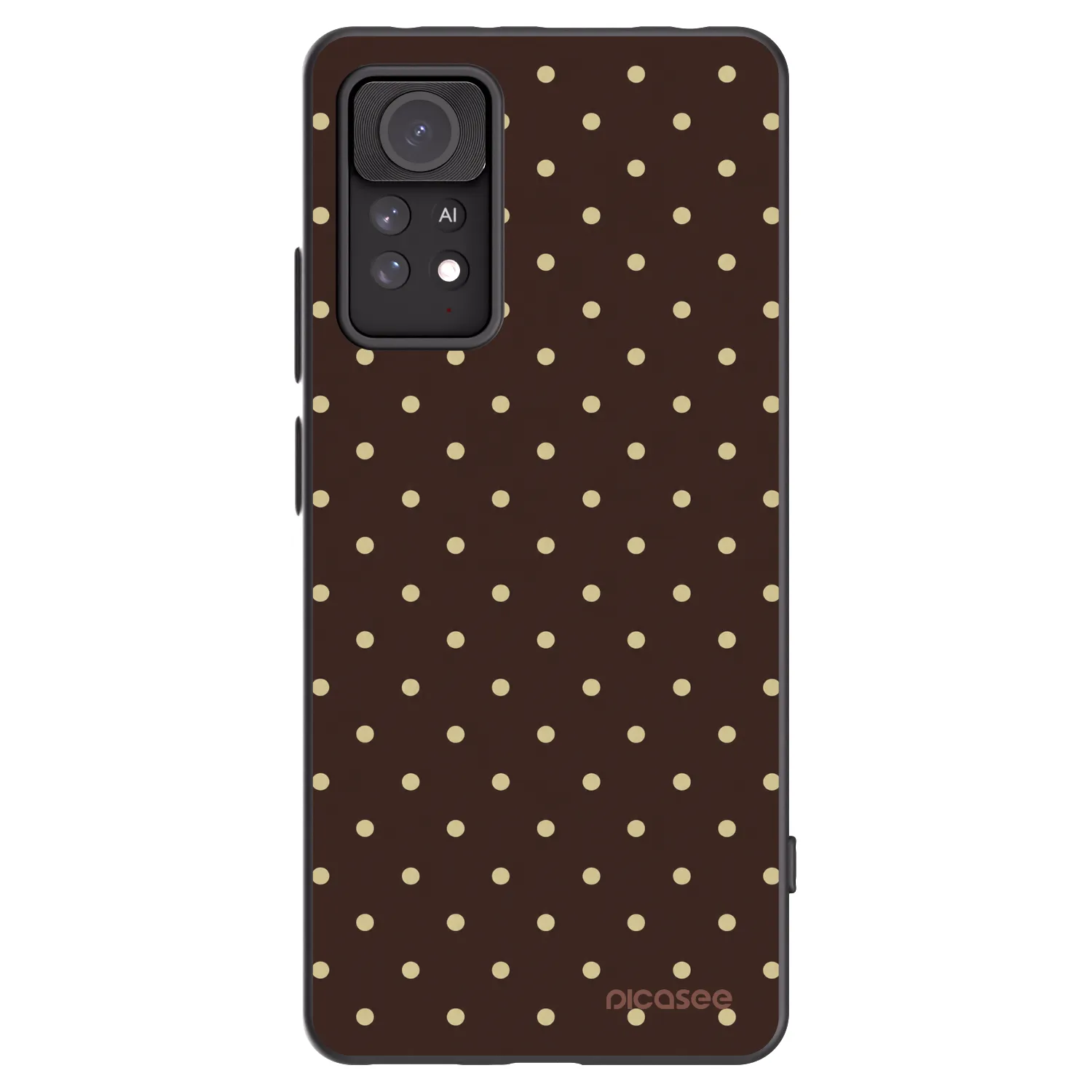 Picasee silikonový černý obal pro Xiaomi Redmi Note 11 Pro - Vanilla Dots & Chocolate
