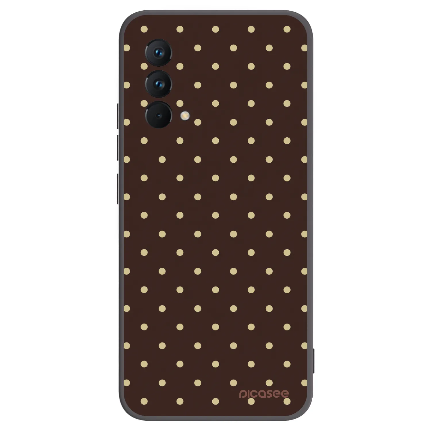 Picasee silikonový černý obal pro Realme GT Master Edition 5G - Vanilla Dots & Chocolate
