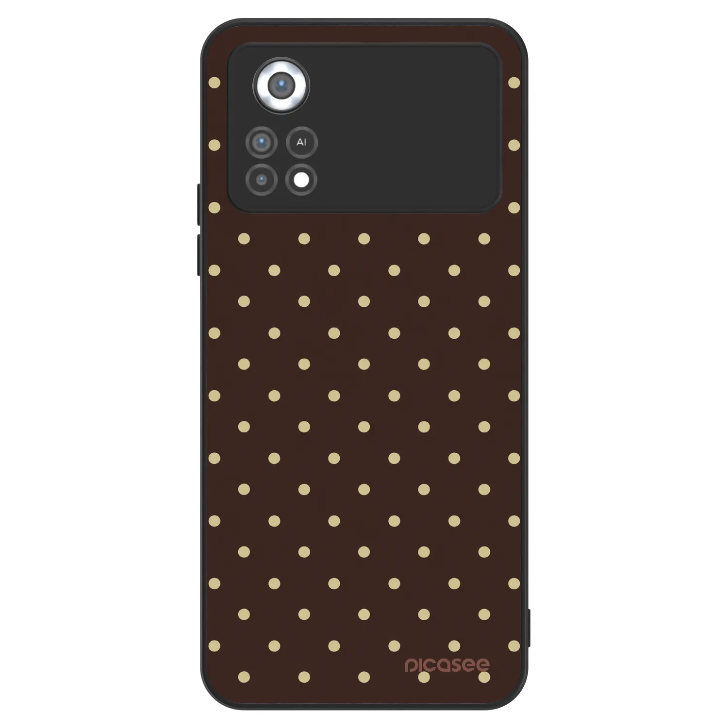 Picasee ULTIMATE CASE pro Xiaomi Poco X4 Pro 5G - Vanilla Dots & Chocolate