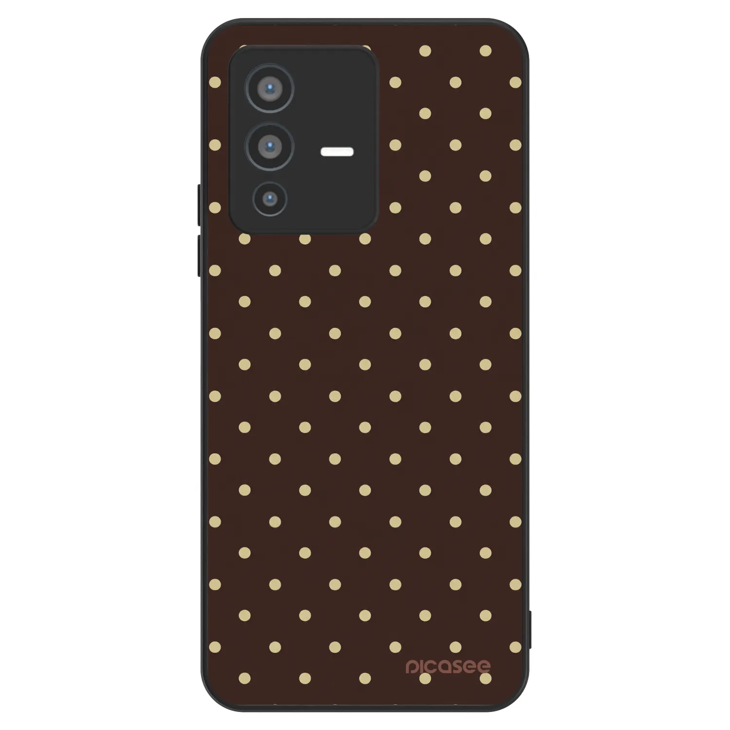 Picasee ULTIMATE CASE pro Vivo V23 5G - Vanilla Dots & Chocolate