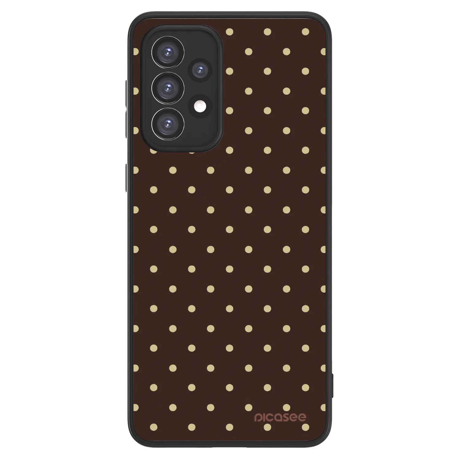 Picasee ULTIMATE CASE pro Samsung Galaxy A33 5G A336 - Vanilla Dots & Chocolate