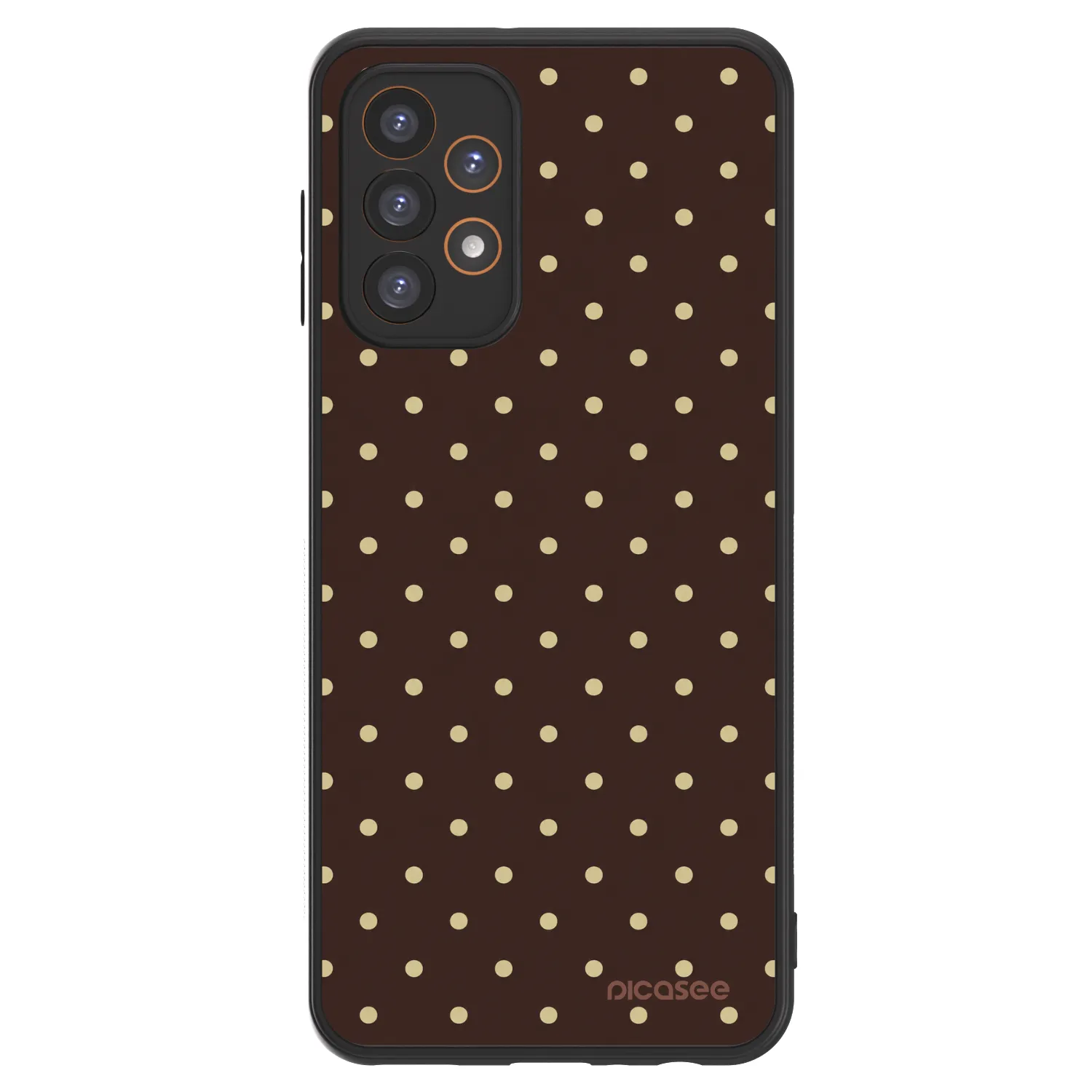 Picasee ULTIMATE CASE pro Samsung Galaxy A23 A236B 5G - Vanilla Dots & Chocolate