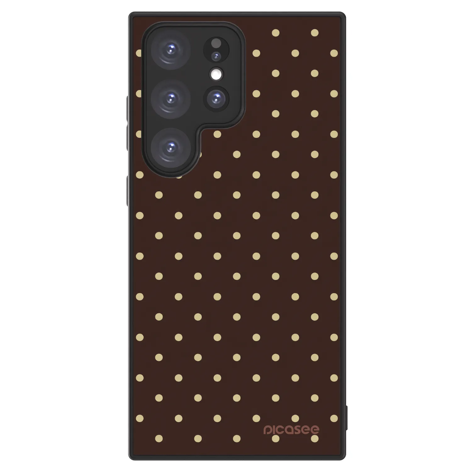 Picasee ULTIMATE CASE pro Samsung Galaxy S23 Ultra 5G - Vanilla Dots & Chocolate