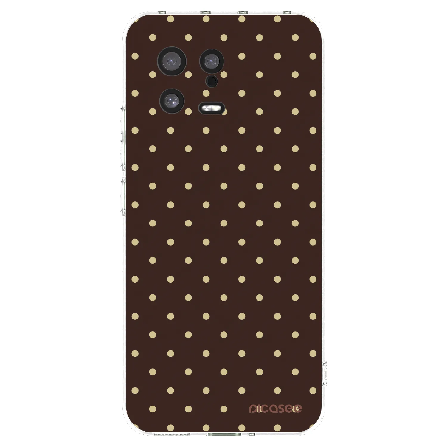 Picasee silikonový průhledný obal pro Xiaomi 13 - Vanilla Dots & Chocolate