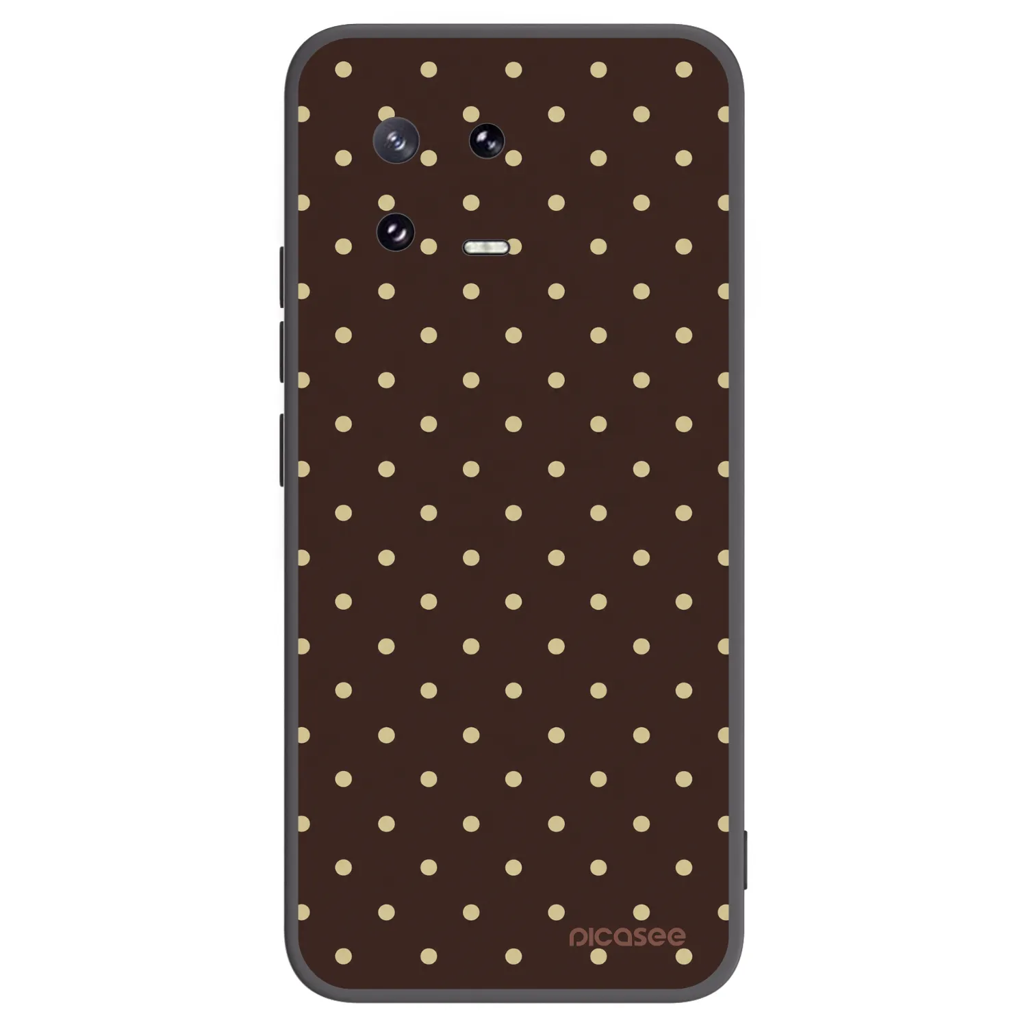 Picasee silikonový černý obal pro Xiaomi 13 Pro - Vanilla Dots & Chocolate