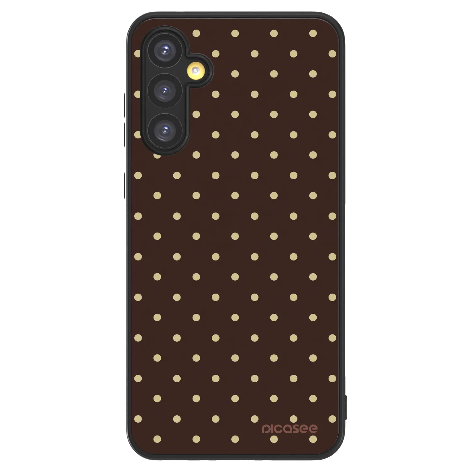 Picasee ULTIMATE CASE pro Samsung Galaxy A34 5G A346B - Vanilla Dots & Chocolate