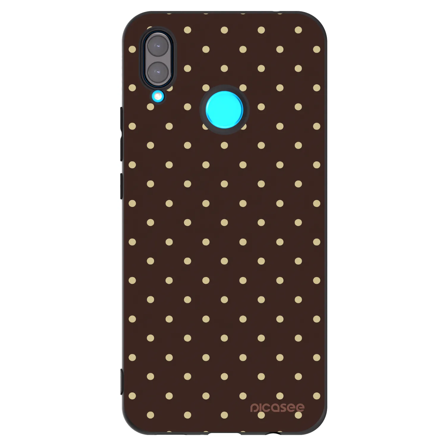 Picasee silikonový černý obal pro Huawei Nova 3 - Vanilla Dots & Chocolate