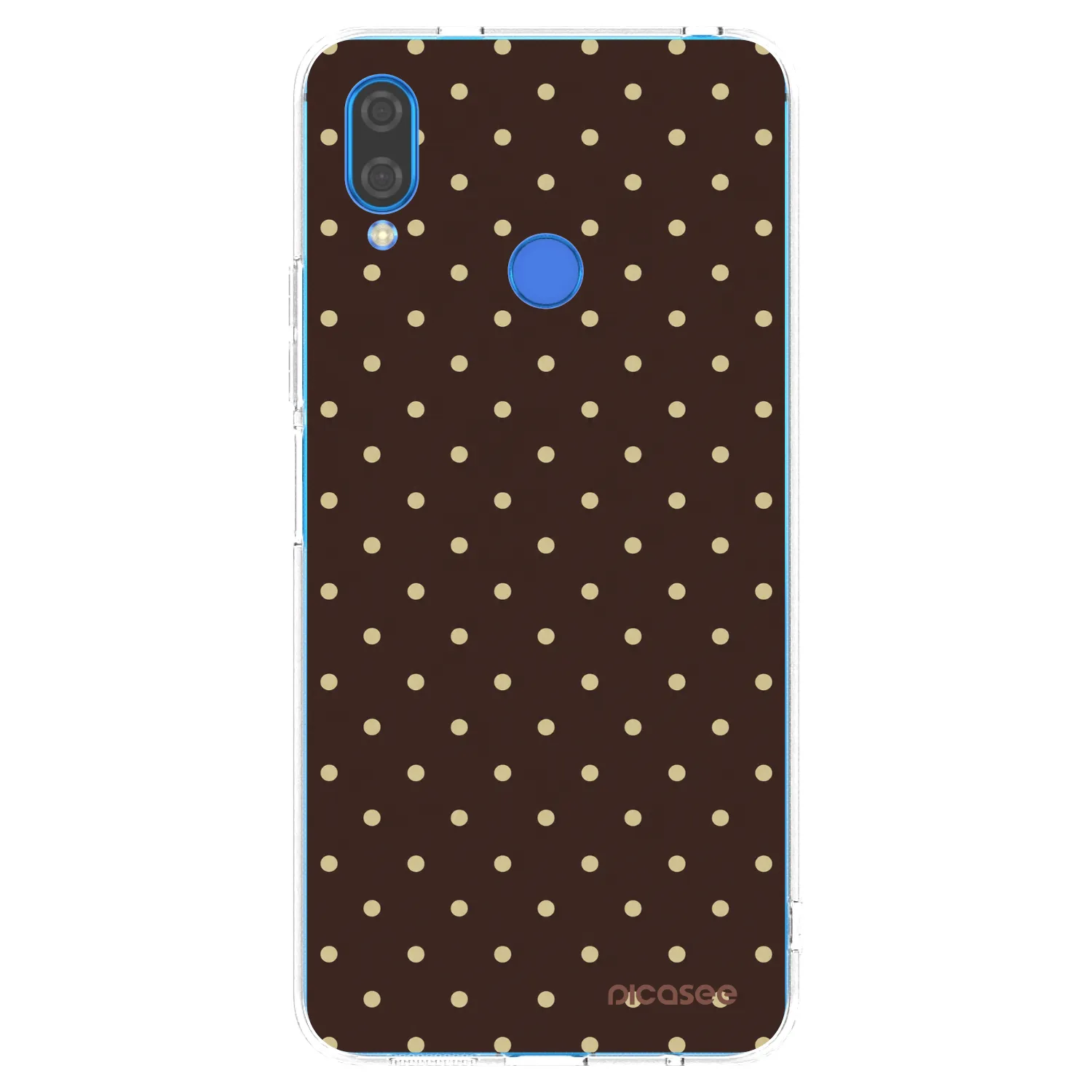 Picasee silikonový průhledný obal pro Huawei Nova 3 - Vanilla Dots & Chocolate