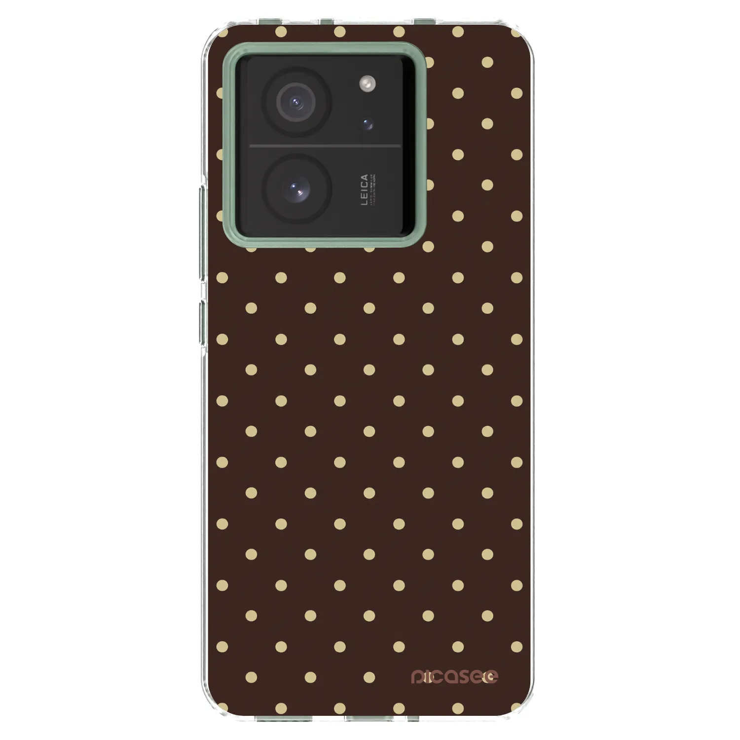 Picasee silikonový průhledný obal pro Xiaomi 13T - Vanilla Dots & Chocolate