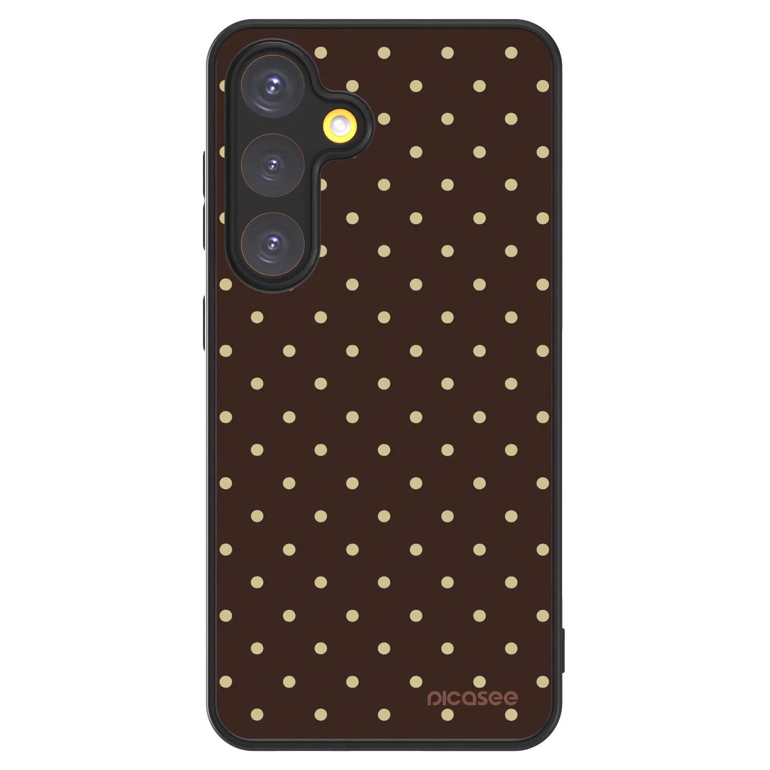 Picasee ULTIMATE CASE pro Samsung Galaxy S24 S921B 5G - Vanilla Dots & Chocolate