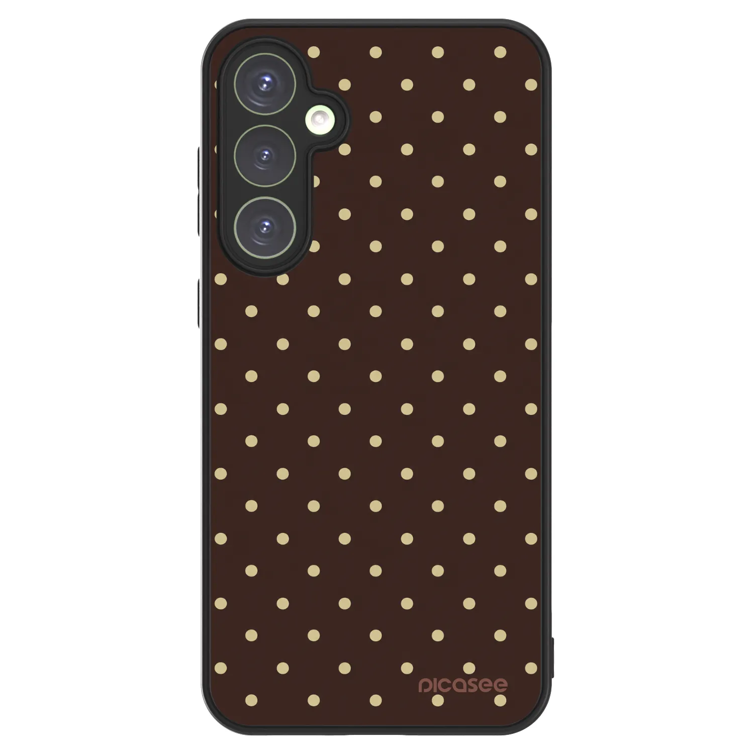 Picasee ULTIMATE CASE PowerShare pro Samsung Galaxy S23 FE S711B - Vanilla Dots & Chocolate