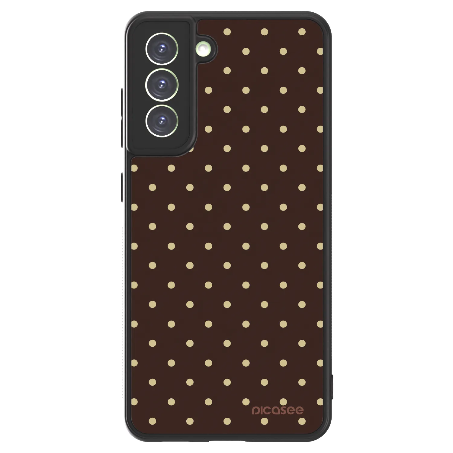 Picasee ULTIMATE CASE PowerShare pro Samsung Galaxy S21 FE 5G - Vanilla Dots & Chocolate