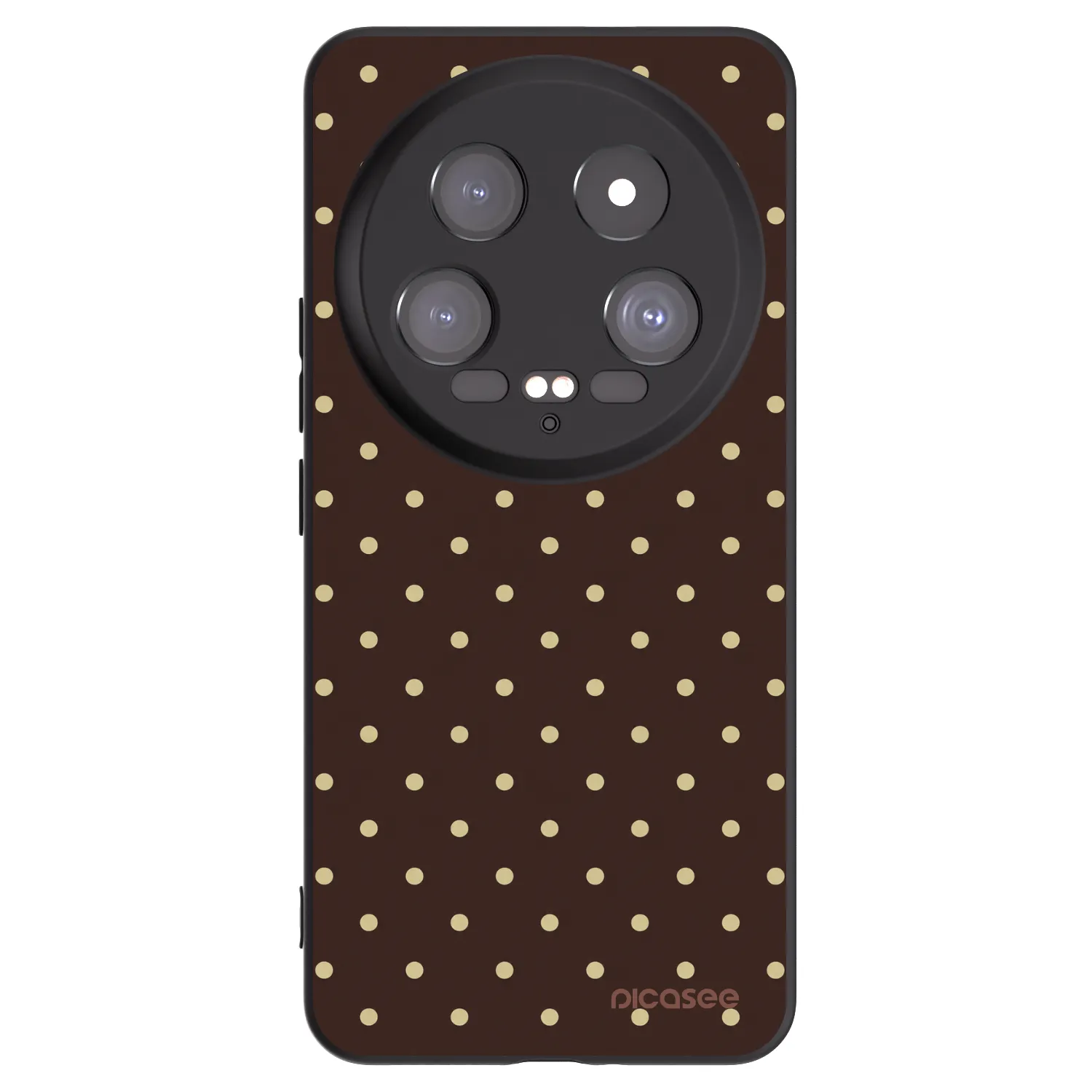 Picasee silikonový černý obal pro Xiaomi 14 Ultra - Vanilla Dots & Chocolate