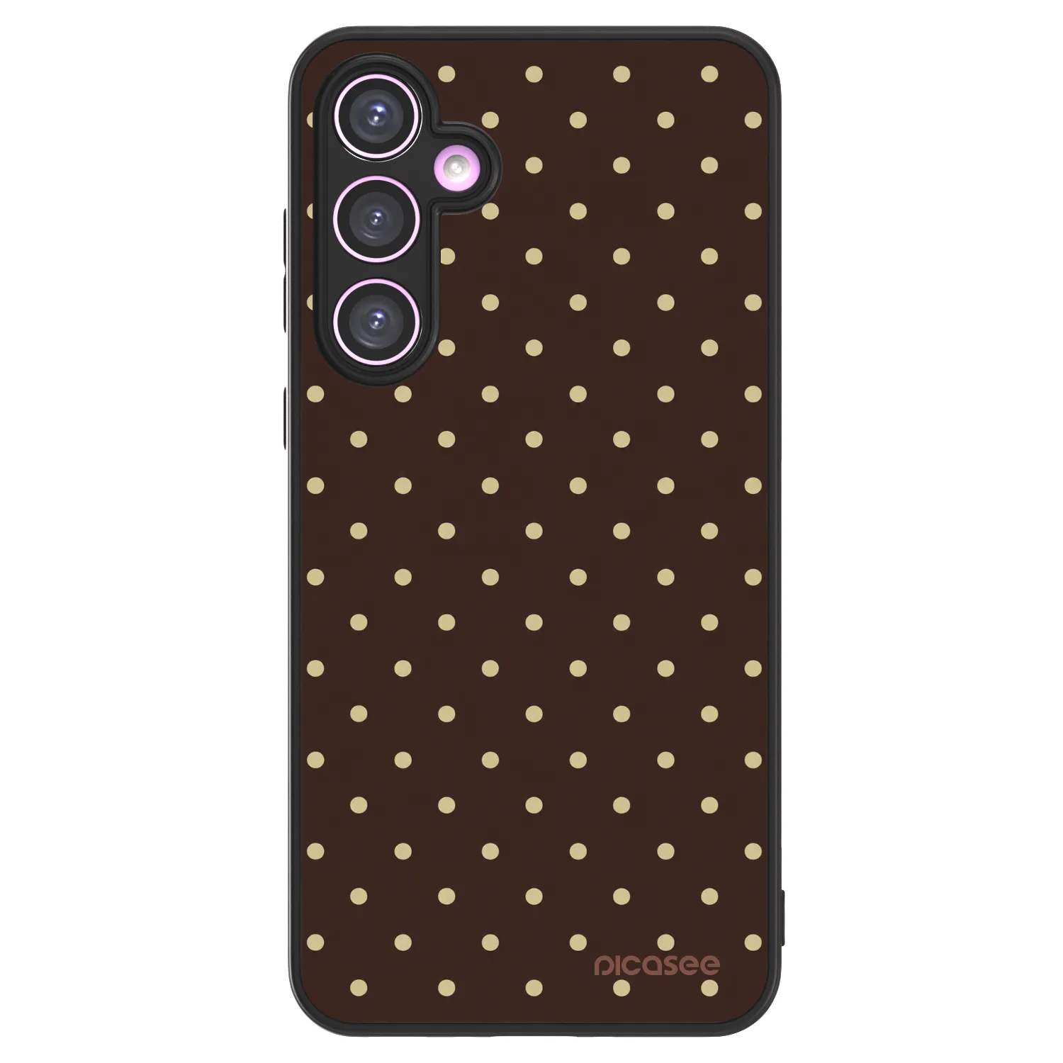 Picasee ULTIMATE CASE pro Samsung Galaxy A35 5G A356B - Vanilla Dots & Chocolate