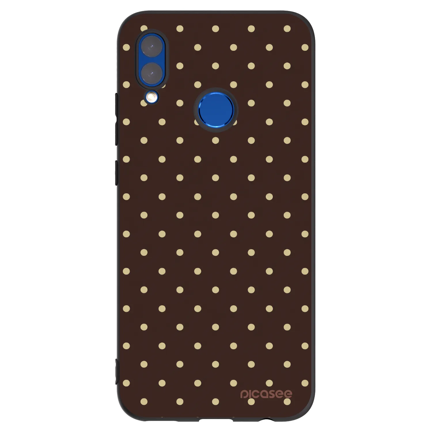 Picasee silikonový černý obal pro Huawei P Smart 2019 - Vanilla Dots & Chocolate