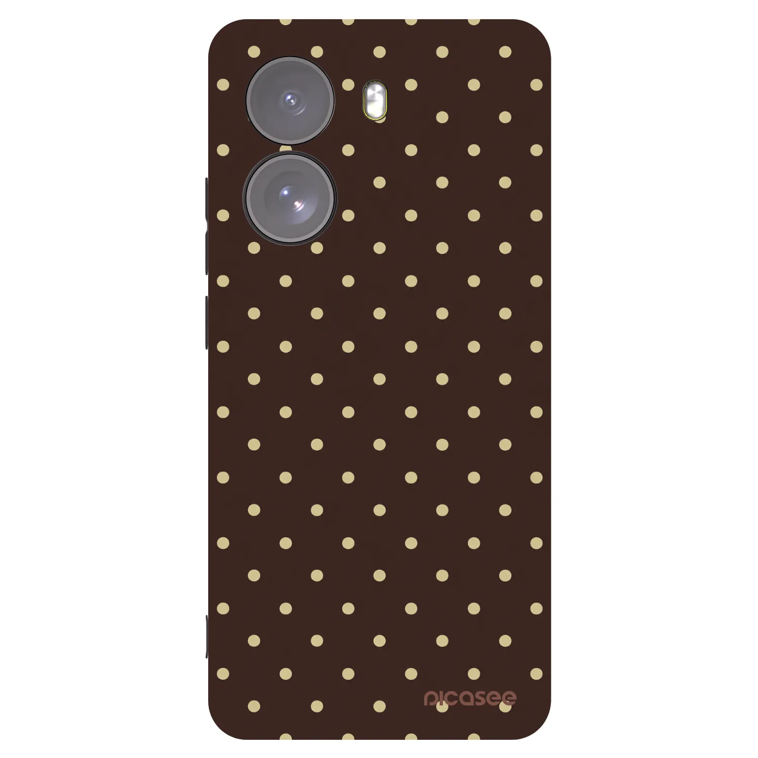 Picasee silikonový černý obal pro Xiaomi Poco X7 - Vanilla Dots & Chocolate