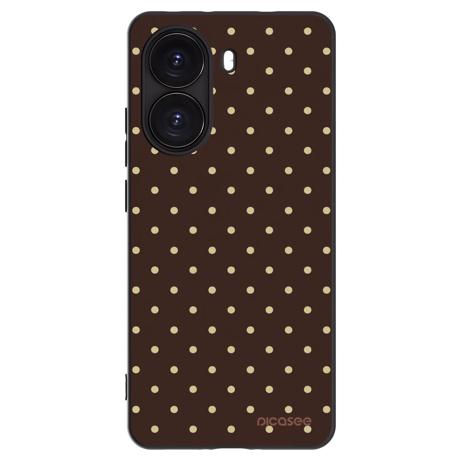 Picasee silikonový černý obal pro Xiaomi Poco X7 Pro 5G - Vanilla Dots & Chocolate