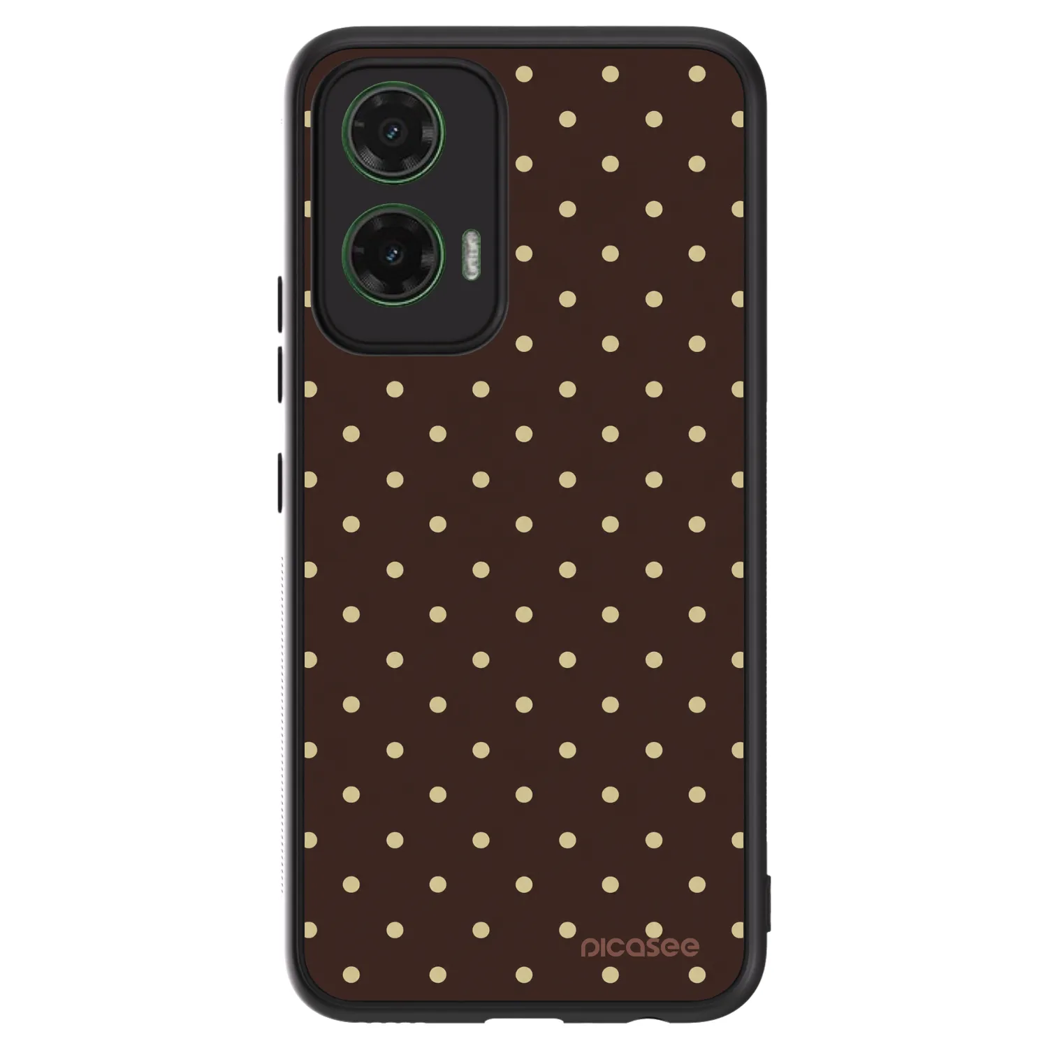 Picasee ULTIMATE CASE pro Motorola Moto G35 5G - Vanilla Dots & Chocolate