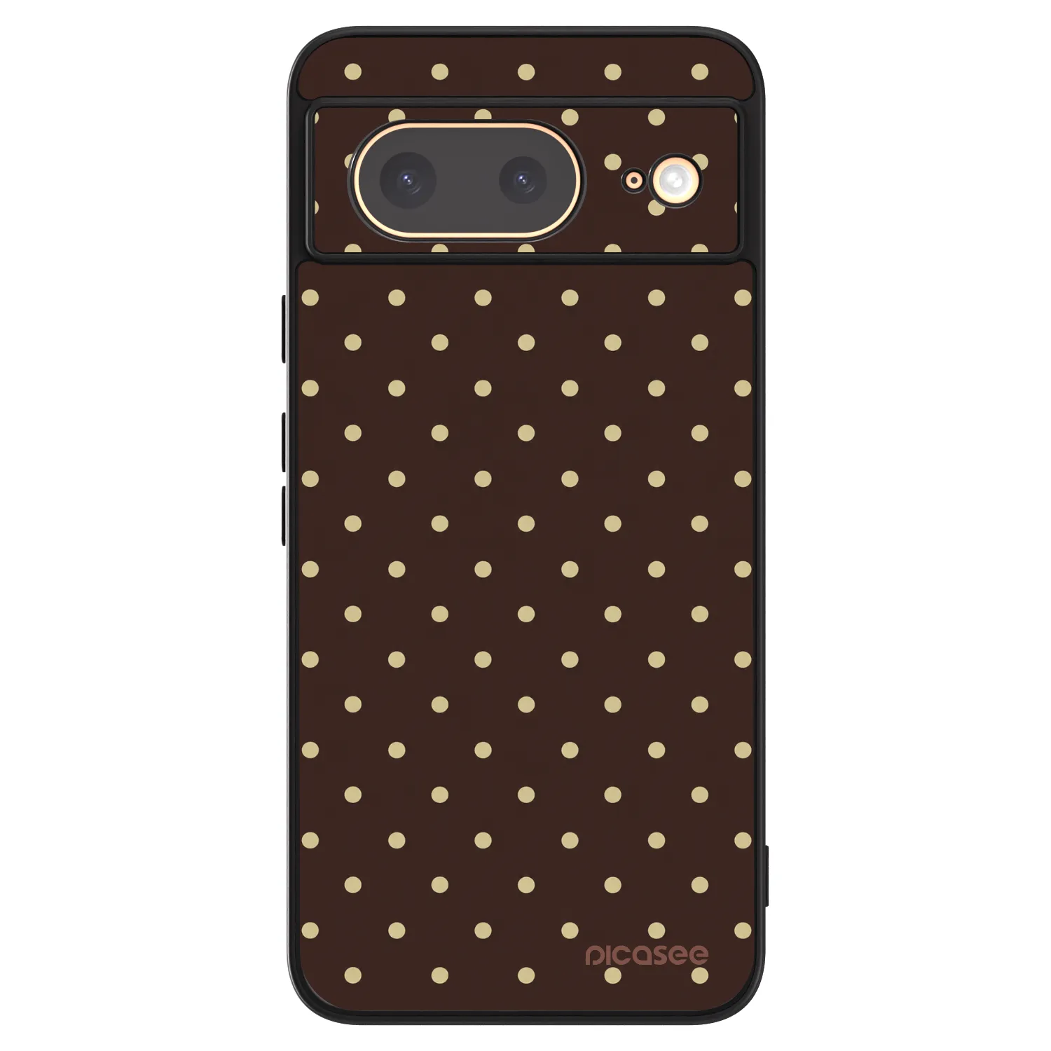 Picasee ULTIMATE CASE pro Google Pixel 8 - Vanilla Dots & Chocolate