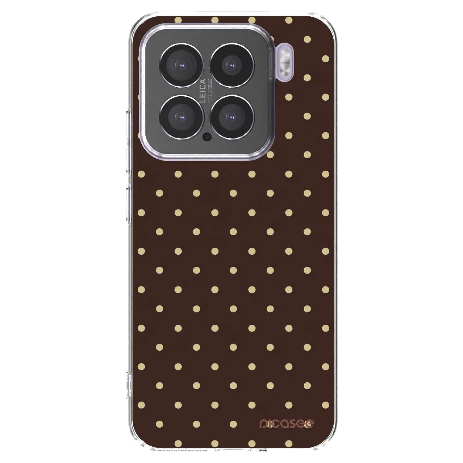 Picasee silikonový průhledný obal pro Xiaomi 15 - Vanilla Dots & Chocolate
