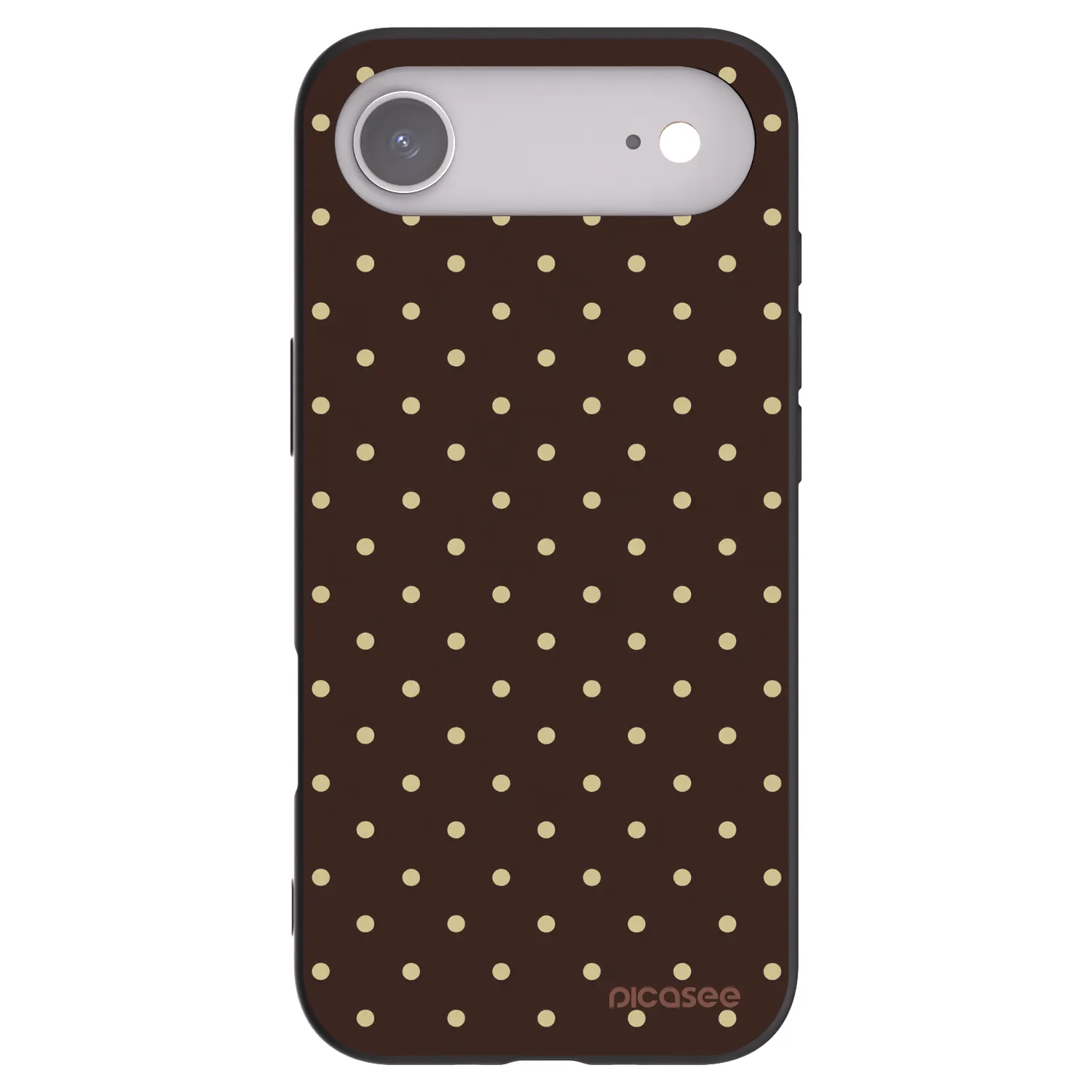 Picasee silikonový černý obal pro Apple iPhone Air - Vanilla Dots & Chocolate