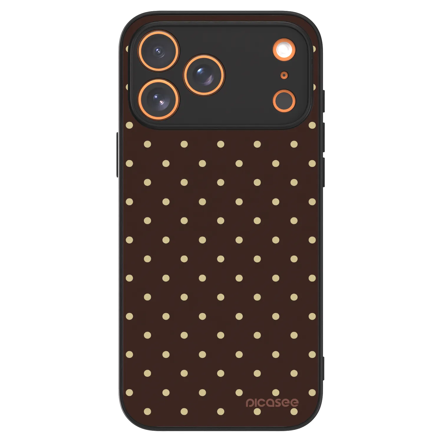 Picasee ULTIMATE CASE MagSafe pro Apple iPhone 17 Pro Max - Vanilla Dots & Chocolate