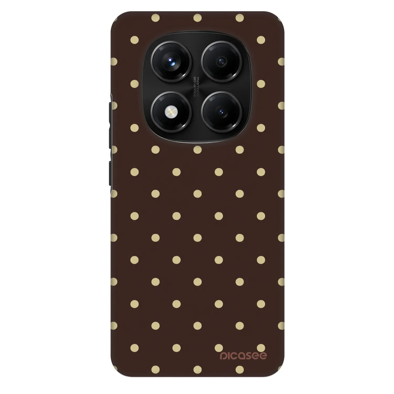 Picasee Fashion Case pro Xiaomi Redmi Note 14 Pro+ 5G - Vanilla Dots & Chocolate
