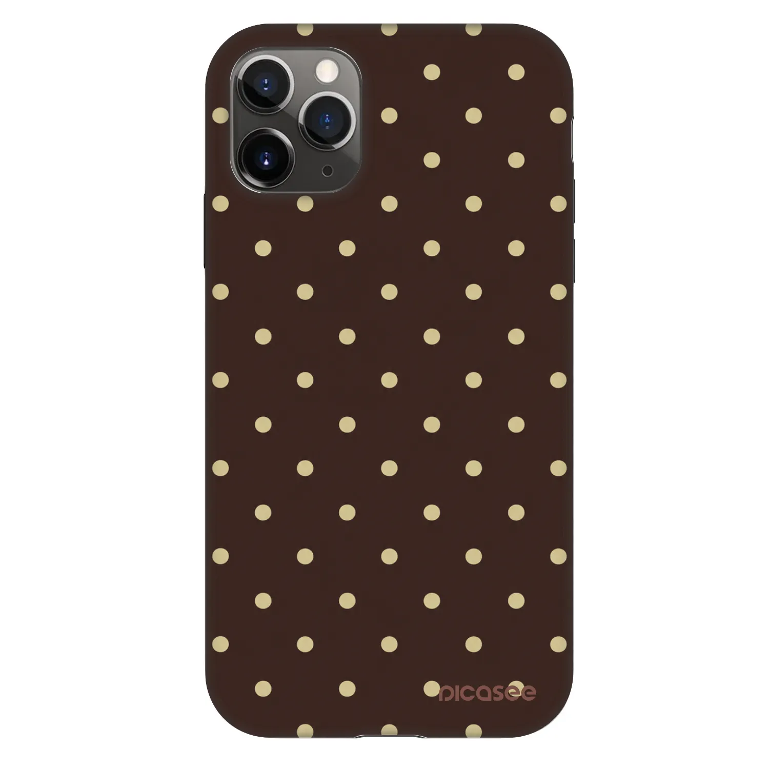 Picasee Fashion Case pro Apple iPhone 11 Pro - Vanilla Dots & Chocolate