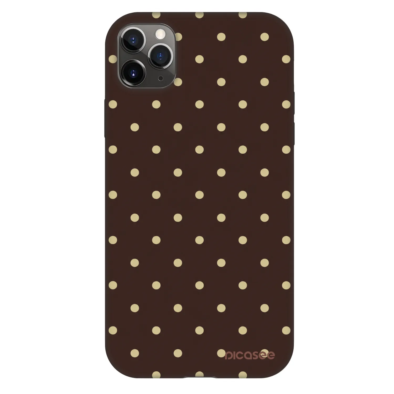 Picasee Fashion Case pro Apple iPhone 11 Pro Max - Vanilla Dots & Chocolate
