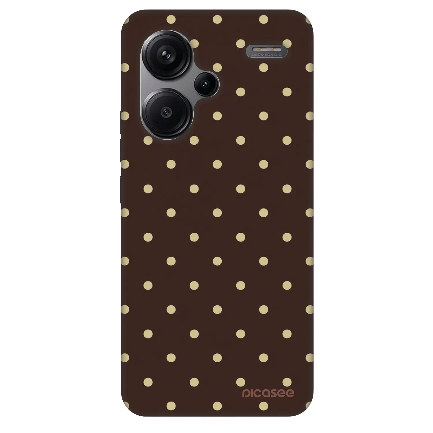 Picasee Fashion Case pro Xiaomi Redmi Note 13 Pro+ 5G - Vanilla Dots & Chocolate