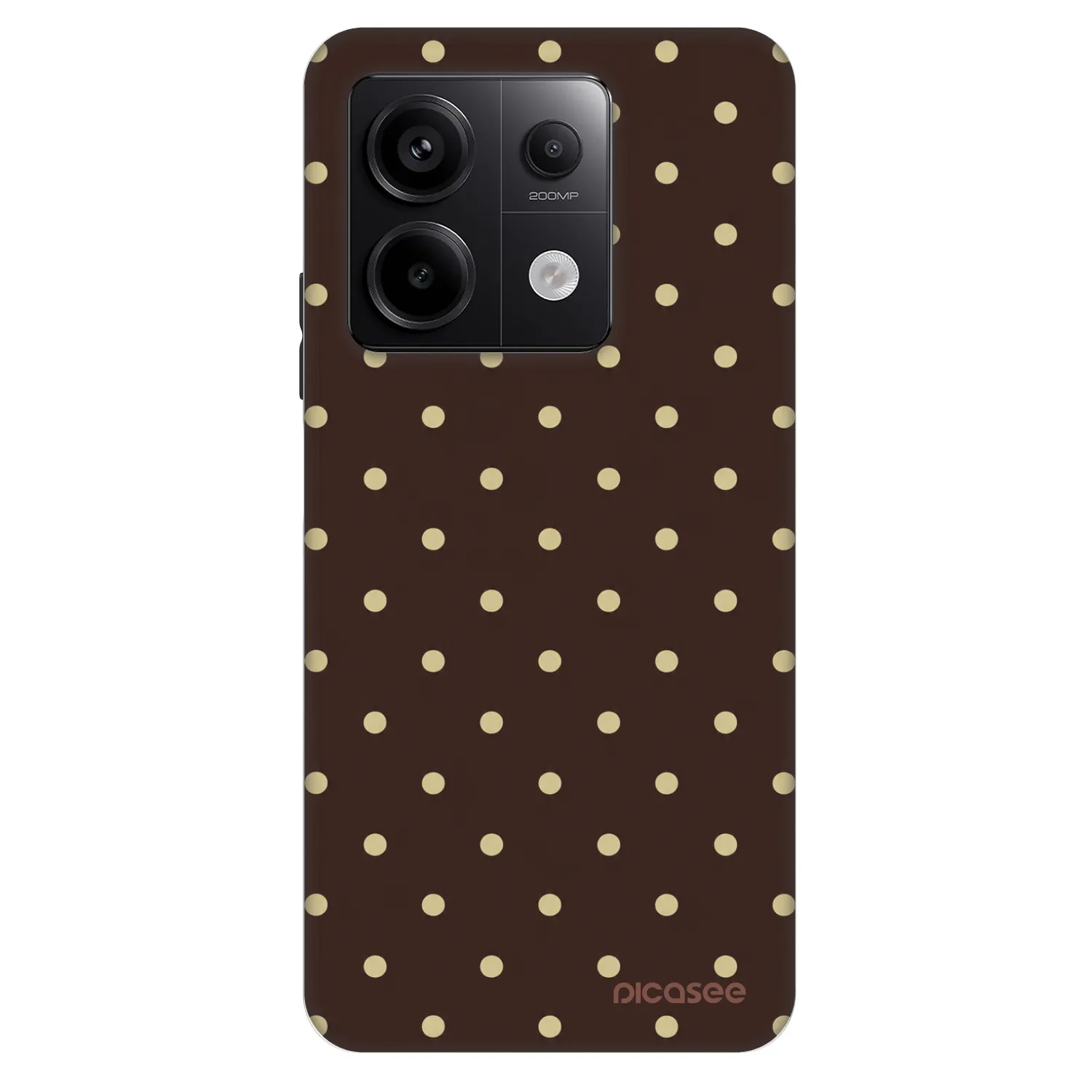 Picasee Fashion Case pro Xiaomi Redmi Note 13 Pro 5G - Vanilla Dots & Chocolate