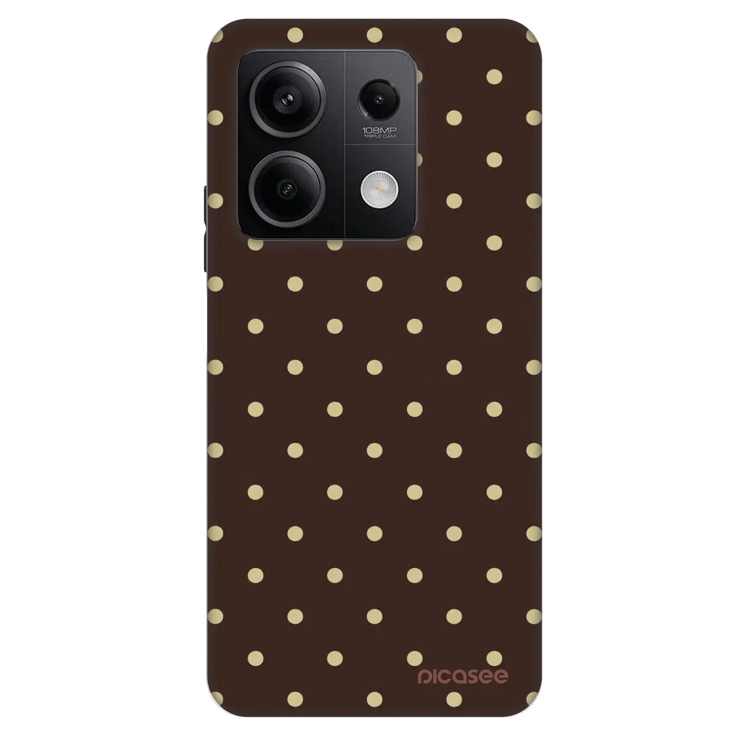 Picasee Fashion Case pro Xiaomi Redmi Note 13 5G - Vanilla Dots & Chocolate