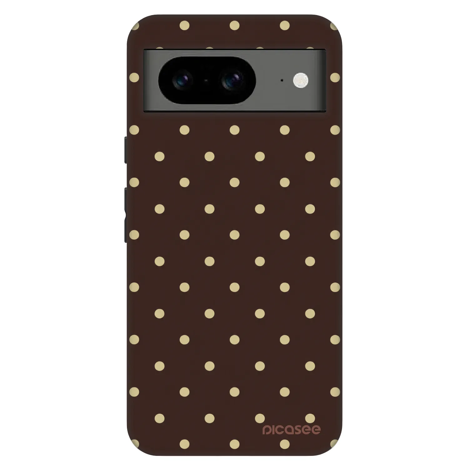 Picasee Fashion Case pro Google Pixel 8 Pro - Vanilla Dots & Chocolate