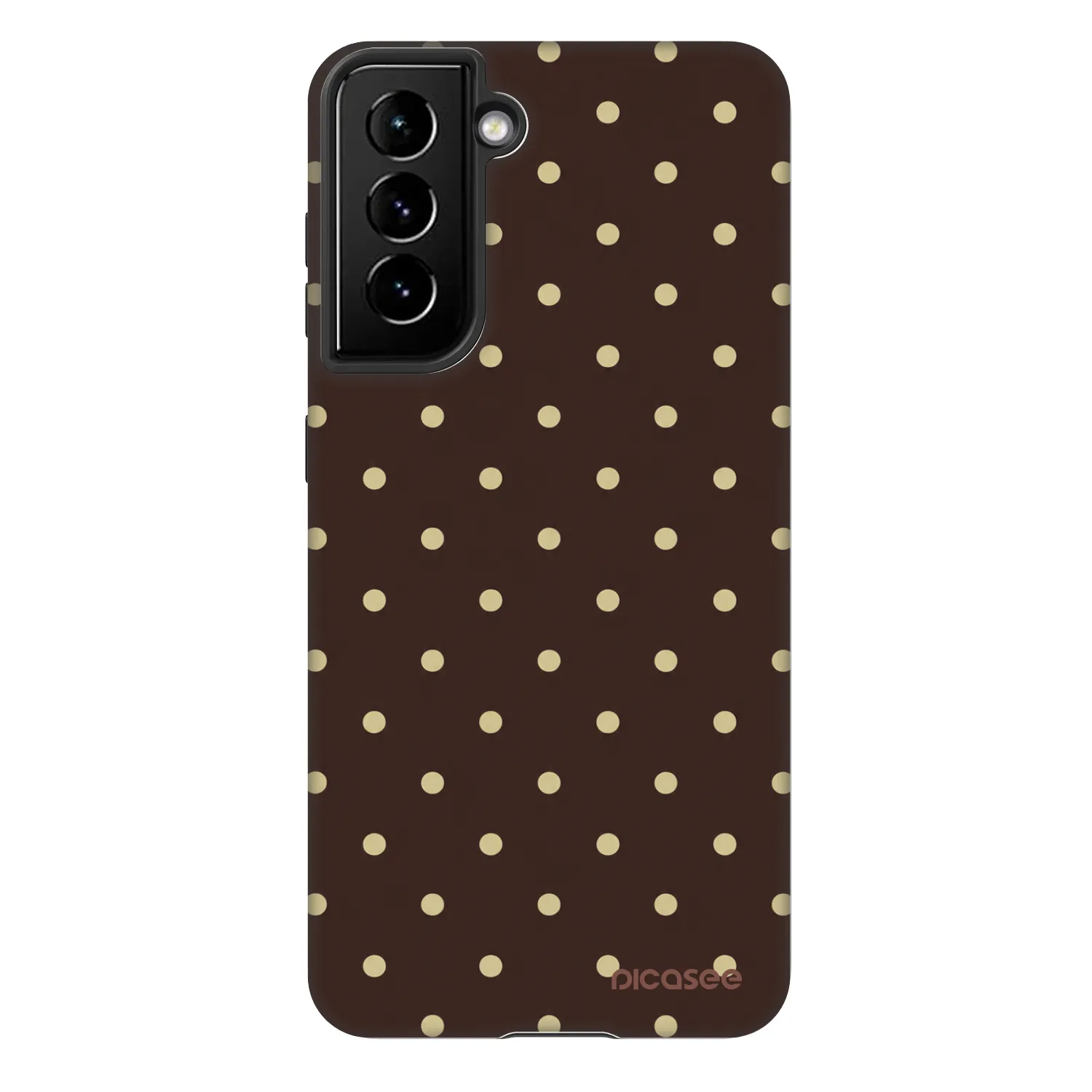 Picasee Fashion Case pro Samsung Galaxy S21 FE 5G - Vanilla Dots & Chocolate