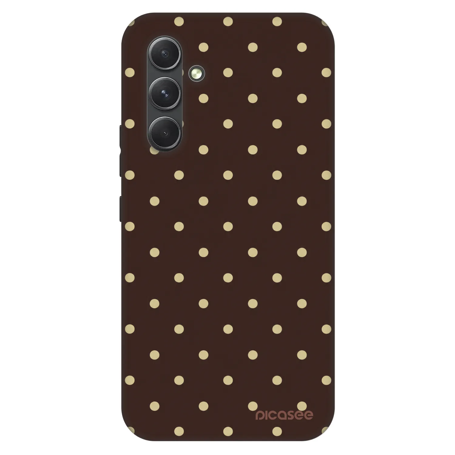 Picasee Fashion Case pro Samsung Galaxy A54 5G A546B - Vanilla Dots & Chocolate