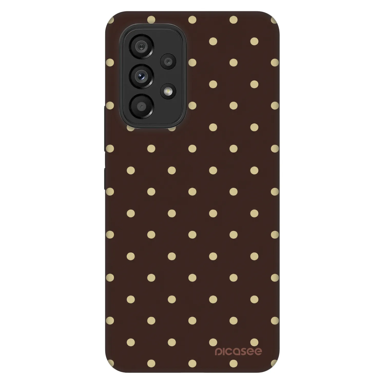 Picasee Fashion Case pro Samsung Galaxy A53 5G A536 - Vanilla Dots & Chocolate