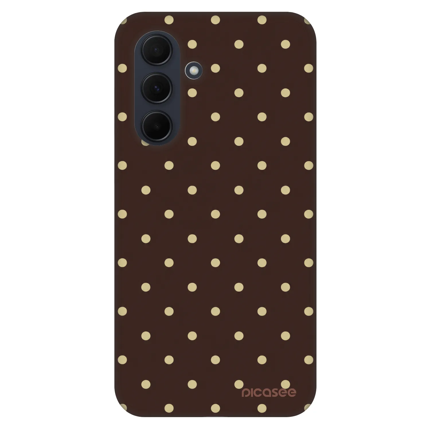 Picasee Fashion Case pro Samsung Galaxy A35 5G A356B - Vanilla Dots & Chocolate